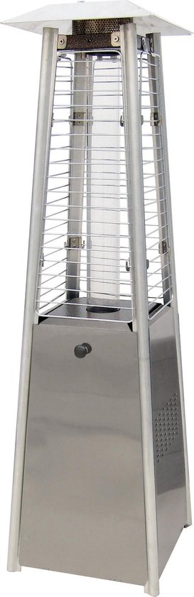 recept solide doe niet Sunred Mini Table Flame Tower RVS Terrasverwarmer op gas | Terrasheater RVS  | bol.com