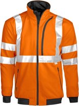 Projob 6103 Sweatshirt Oranje/Zwart maat 4XL