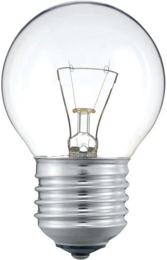 Kogellamp Gloeilamp 15 Watt Helder E27 150 lumen - (10 stuks) | bol.com