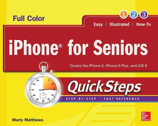iPhone for Seniors QuickSteps - cover