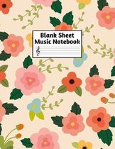 Blank Sheet Music Notebook