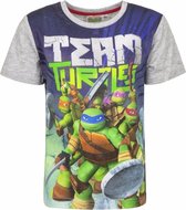 Ninja Turtles t-shirt met grijze mouwtjes 98 (3 jaar)