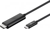 Goobay USB-C naar HDMI kabel - 4K 60Hz / zwart - 1,8 meter