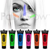 PaintGlow Face & Body Paint - Neon verf 6x13ml