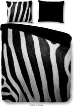 Comfortabele Dekbedovertrek Zebra | 140x200/220 | Strijkvrij | Heerlijk Zacht En Soepel