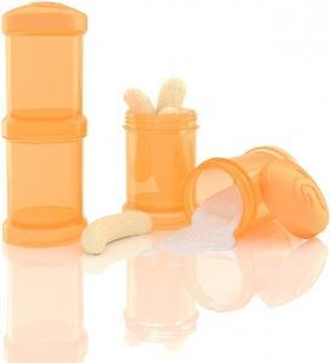 Goedkoopste Twistshake container 2x 100ml - Oranje