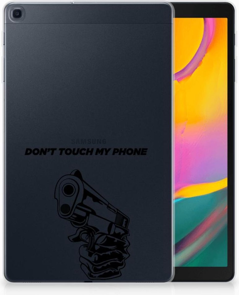 Samsung Galaxy Tab A 10.1 (2019) Print Case Gun Don't Touch My Phone