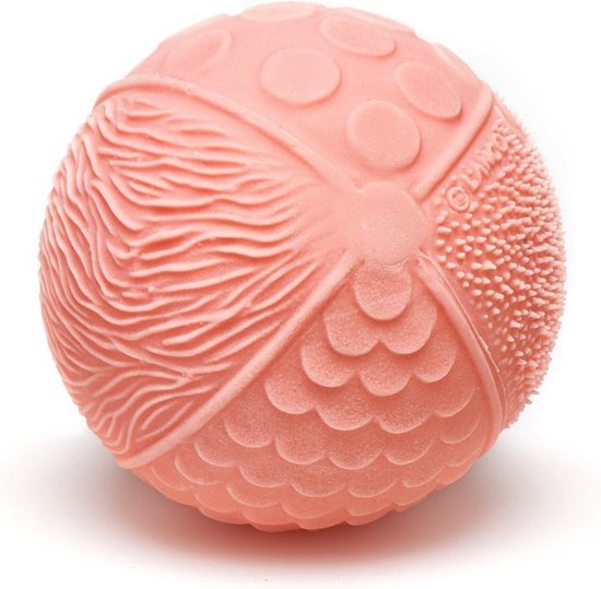 Lanco - Sensory Rubberen bijtspeeltje bal roze