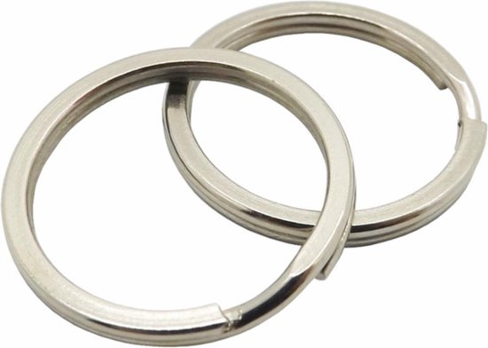 50 STUKS - Design - sleutelhanger ringen - sleutel - ringen -... |