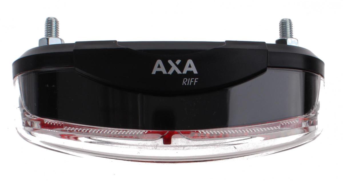 Sécurité Cycliste Feu Arrière Vélo AXA City Rear - Piles AAA - 80mm - Fixation Porte-bagages Feu Piles AAA