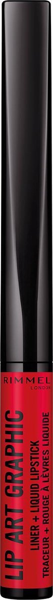 Rimmel Lip Art Graphic Lippenstift - 610 Hot Spot