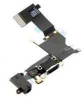 Laad Connector/Microfoon/hoofdtelefoon Flex Kabel - Telefoon Reparatie Onderdeel - Geschikt voor iPhone SE - Zwart