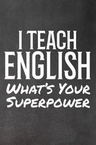 I Teach English
