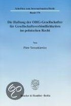 Die Haftung Der Ohg-Gesellschafter Fur Gesellschaftsverbindlichkeiten Im Polnischen Recht