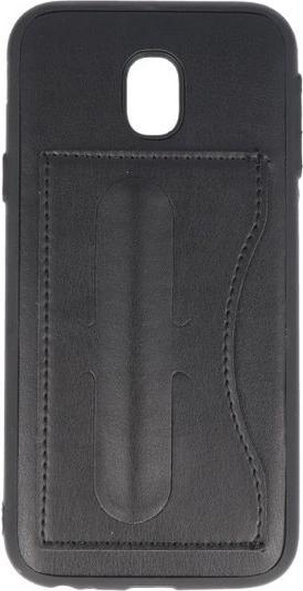 BestCases.nl Samsung Galaxy J3 2017 Stand TPU back case hoesje Zwart