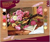 Schilderen op nummer "Sequin Art" Senior Romantisch Boeket