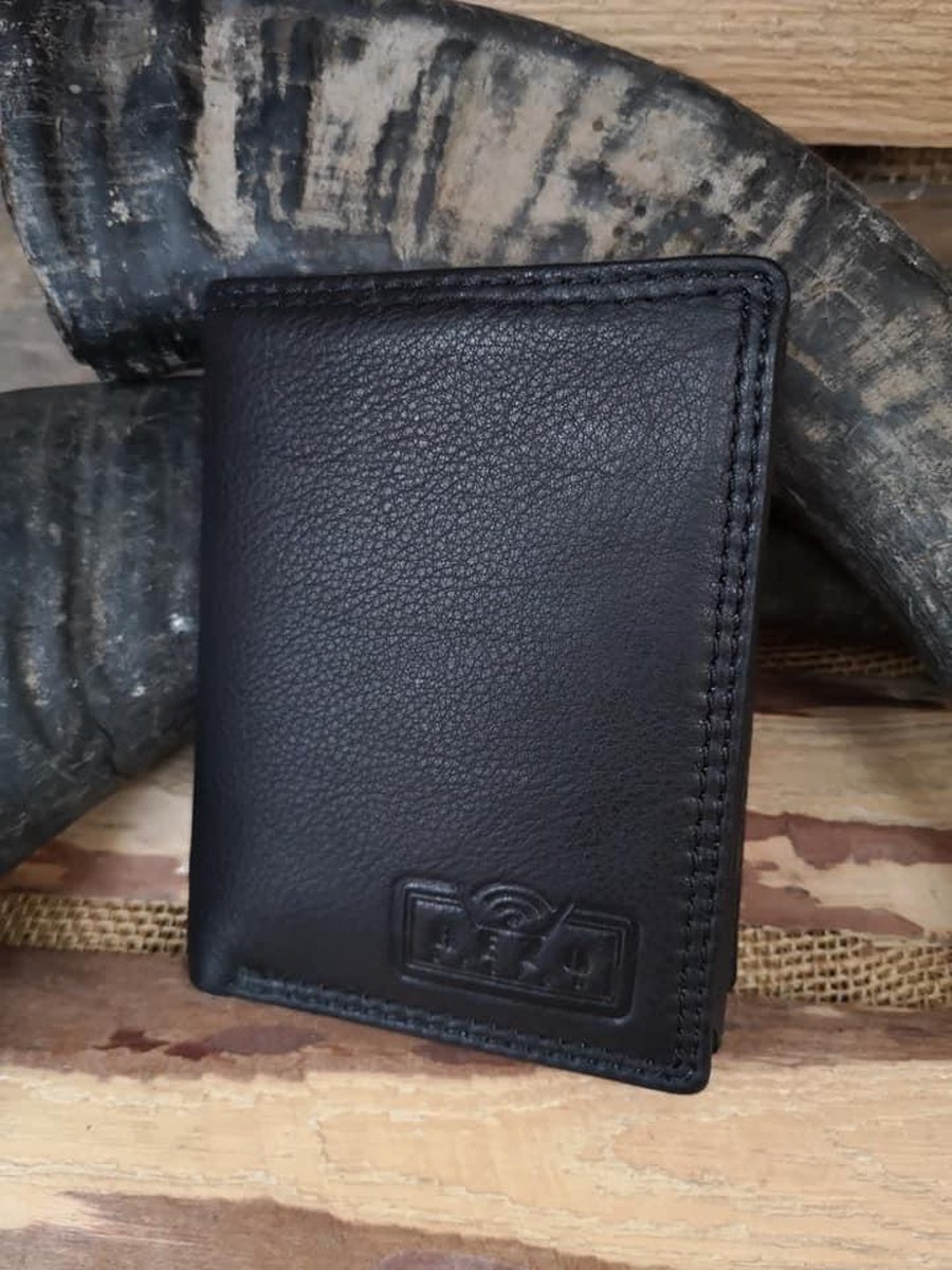 Ehsbuy Porte-cartes de crédit avec blocage RFID en cuir véritable pour homme et femme 