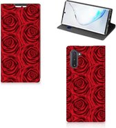 Geschikt voor Samsung Galaxy Note 10 Smart Cover Rood Rose