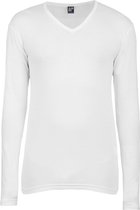 Alan Red Oslo Long Sleeve Heren T-shirt Wit V-Hals Body Fit 1-Pack