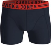 Jack & Jones - 3-pack Sense Boxershorts Navy Blauw / Blauw / Grijs Melange - XL