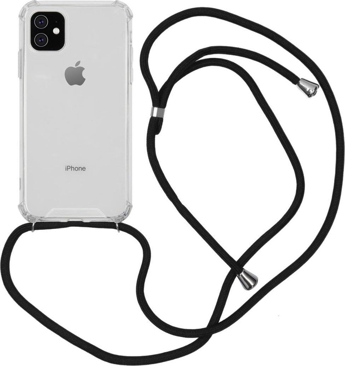 iMoshion ﻿Coque en silicone avec cordon pour iPhone 11 - Rose Fluo