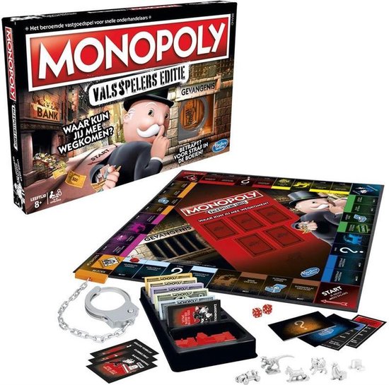 Gezelschapsspel - Monopoly Valsspelers & Jenga - 2 stuks | Games | bol.com