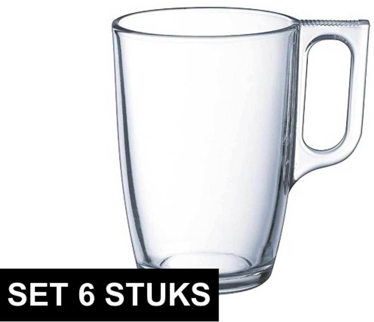 Theeglazen set - 6 stuks - 320 ml