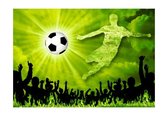 Fotobehang - Goal !!! Victorie, premium print vliesbehang