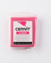 Boetseerklei roze - Cernit Glamour 56g carmine