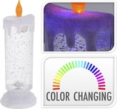 Acrylkaars met kleurverandering en glitter effect, 8,5 x 24 cm