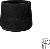 Pottery Pots Bloempot Patt Grijs-Zwart D 20 cm H 16.5 cm