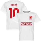 Liverpool Mane 10 Team T-Shirt - Wit - L