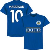 Leicester City Maddison 10 Team T-Shirt - Blauw - M