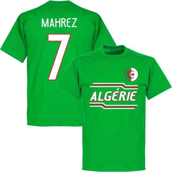 Algerije Mahrez 7 Team T-Shirt - Groen - S
