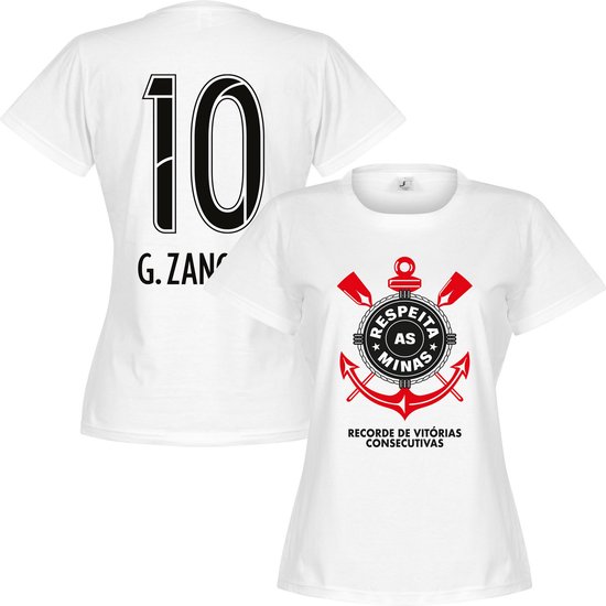 Corinthians G. Zanotti 10 Minas Dames T-Shirt - Wit - L