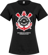 Corinthians Minas Dames T-Shirt - Zwart - S