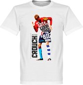 Peter Crouch T-Shirt - Wit - 5XL