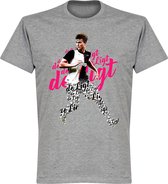 Juventus de Ligt Script T-Shirt - Grijs - S