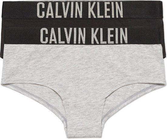 Calvin Klein Onderbroek - Maat 164/170 - Meisjes - zwart/ grijs Maat  164/170 | bol.com