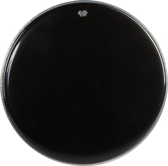 Pelle Per Grancassa Remo Encore Ambassador Ebony 20 | Rivestimento Tamburo Nero | Alta Qualit&agrave;