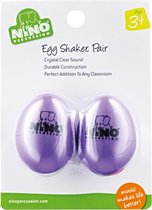 Meinl Egg Shaker Set NINO540AU-2, Aubergine, 2 pcs - Shaker
