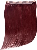 Remy Human Hair extensions Quad Weft straight 22 - 99J#