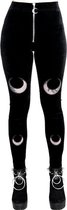 Restyle Legging -XL- Double Crescent Velvet Zwart