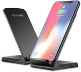 Draadloze QI Charger Stand - Wireless Charger - Mobiele Telefoon Lader - 10W Output - Zwart