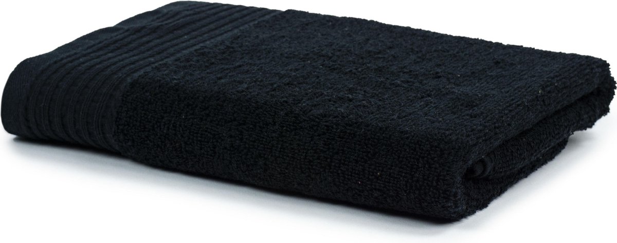 Handdoeken 50x100 cm - set van 5 - zwart