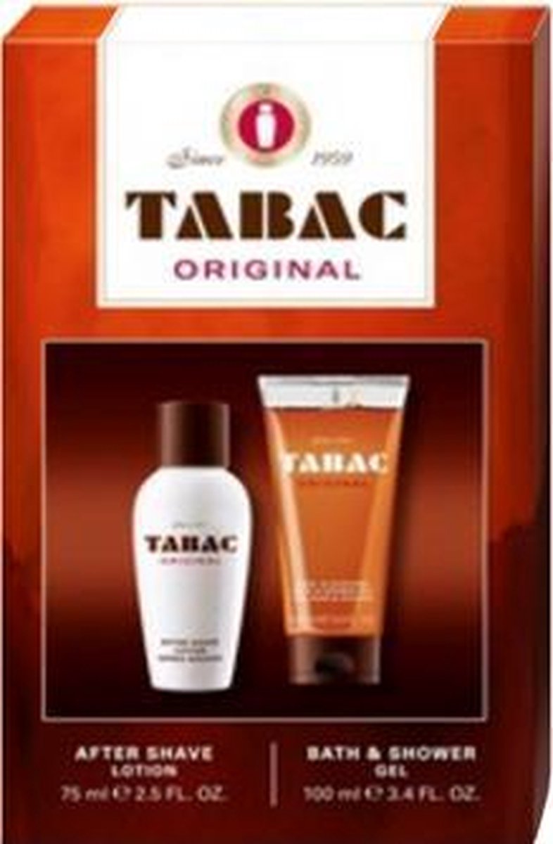 Tabac Original Giftset - 75 ml aftershave lotion + 100 ml showergel - cadeauset voor heren