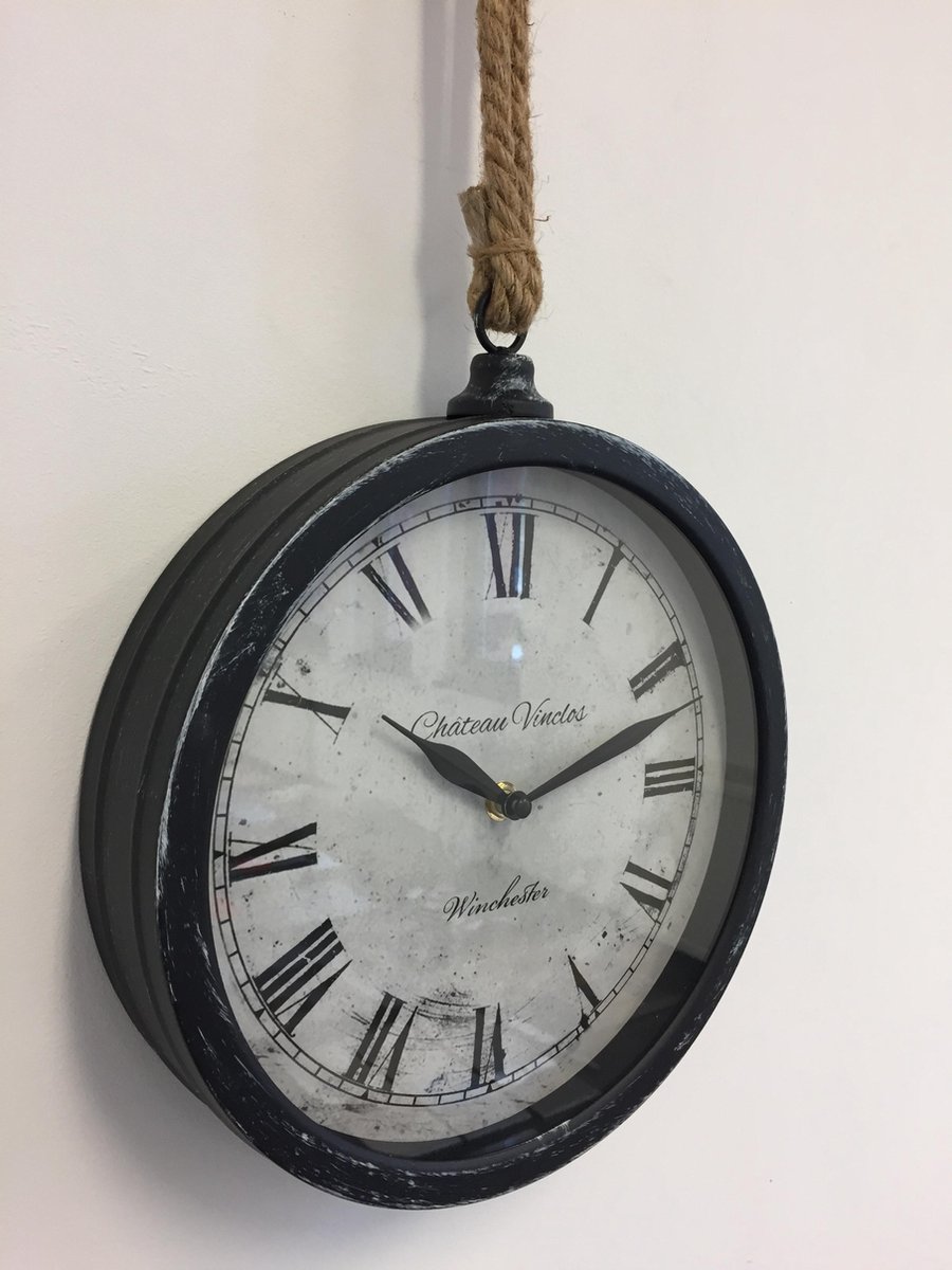 Wandklok Winchester Vintage Industrieel