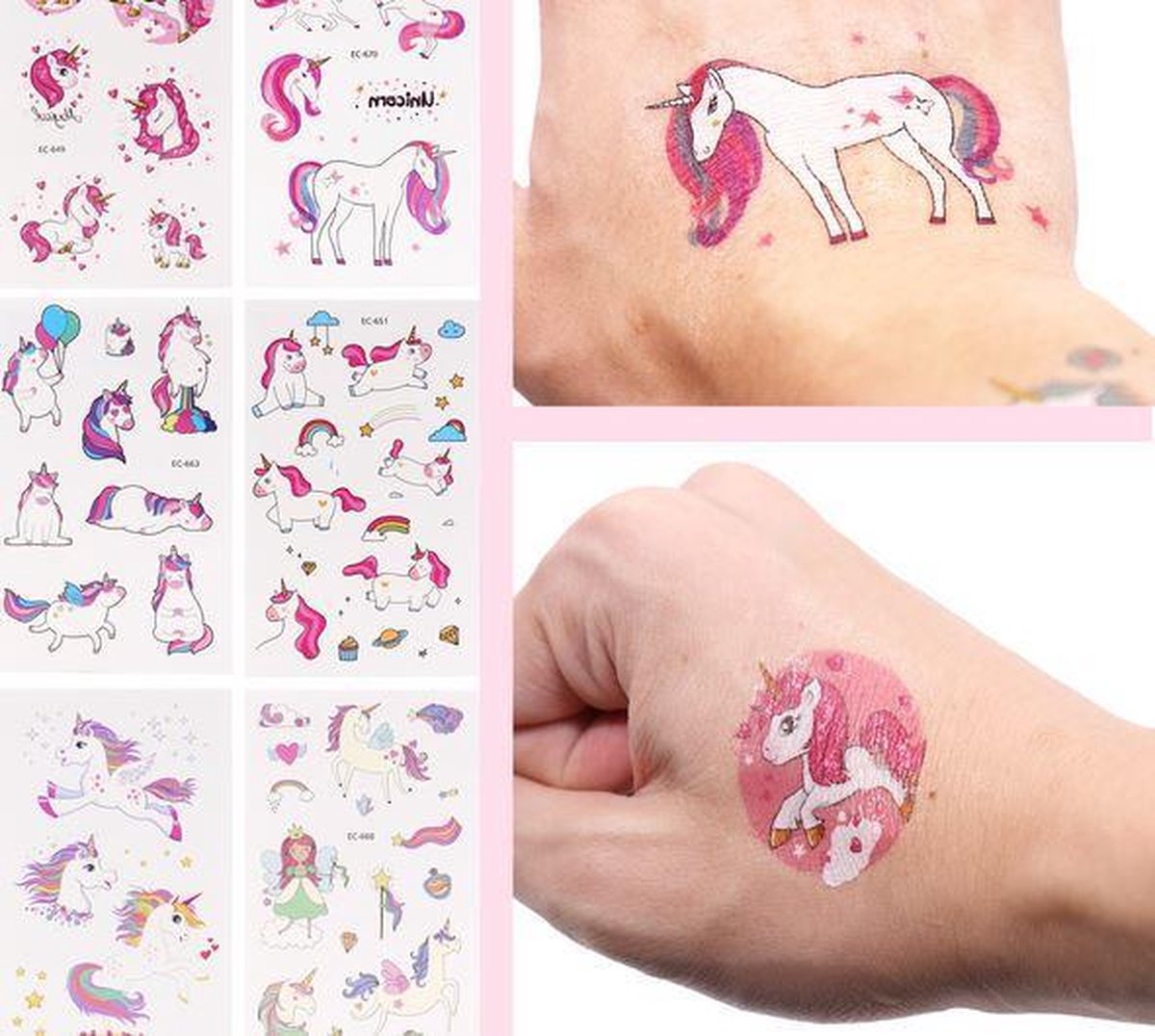 120+ Tatouage Licorne, Tatouage Enfant Fille, Tatouage Ephemere