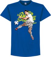 Zlatan Script T-Shirt - Blauw - 152