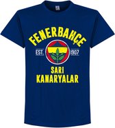 Fenerbahce Established T-Shirt - Navy Blauw - XL